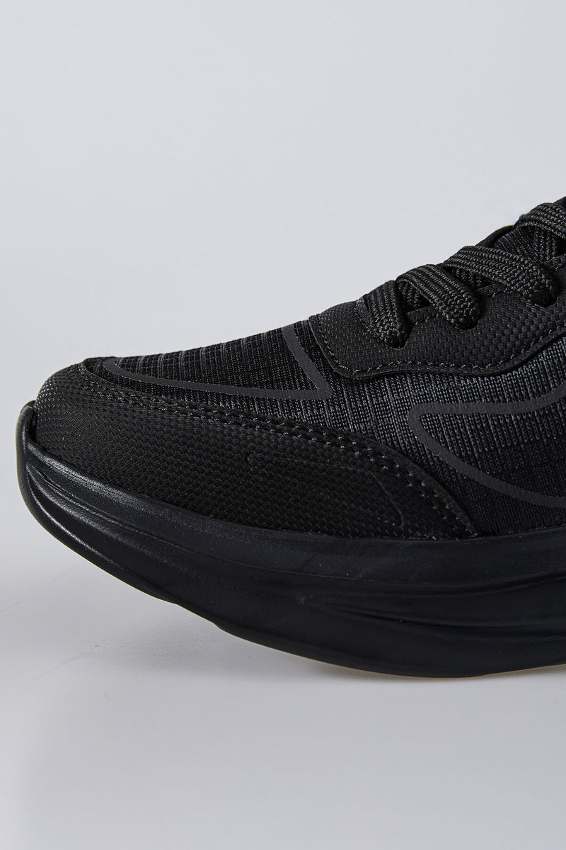 Baskets Sportives à Lacets pour Homme - Semelle Épaisse, Détails en Mesh