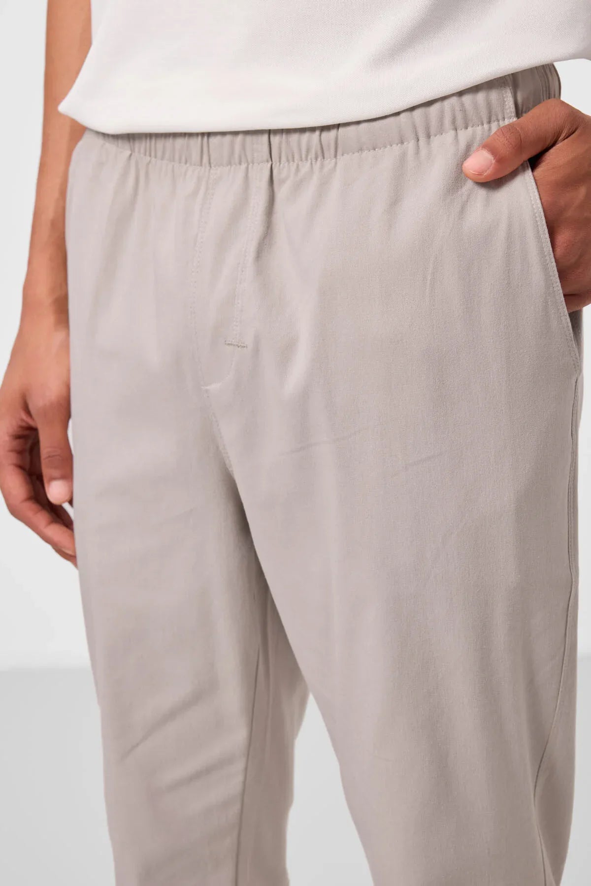 pantalon chino homme léger extensible coupe standard- 82178 - Justyol