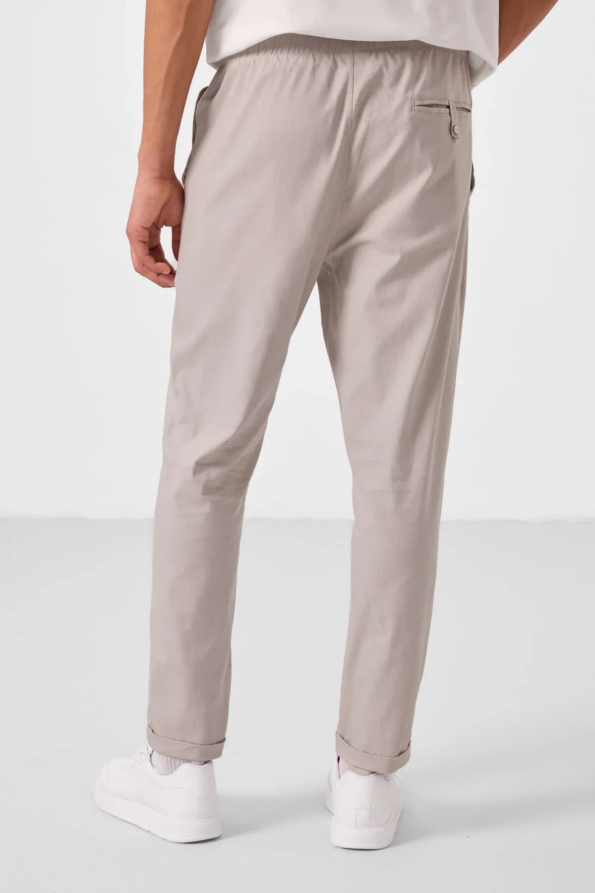 pantalon chino homme léger extensible coupe standard- 82178 - Justyol