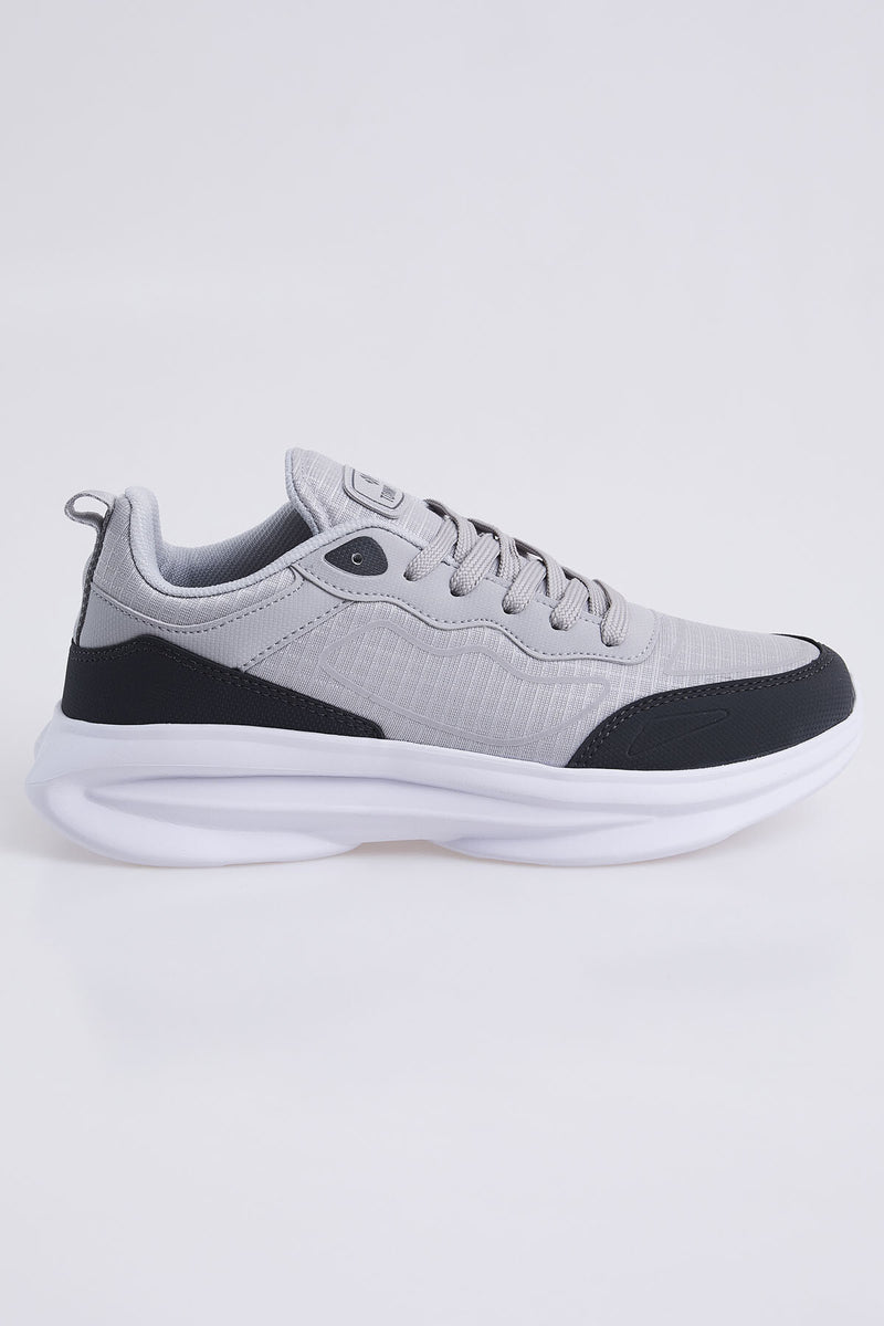 Baskets Sportives à Lacets pour Homme - Semelle Épaisse, Détails en Mesh