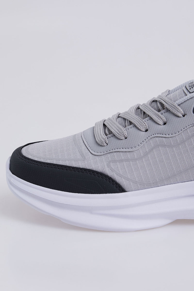 Baskets Sportives à Lacets pour Homme - Semelle Épaisse, Détails en Mesh