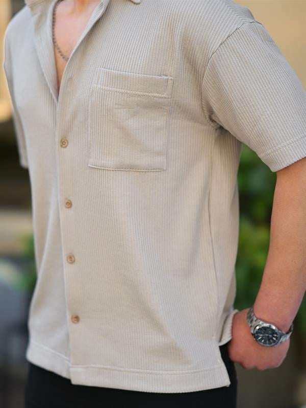 chemise polaire homme noire à poche coton