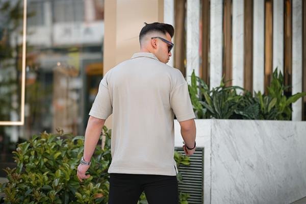 chemise polaire homme noire à poche coton