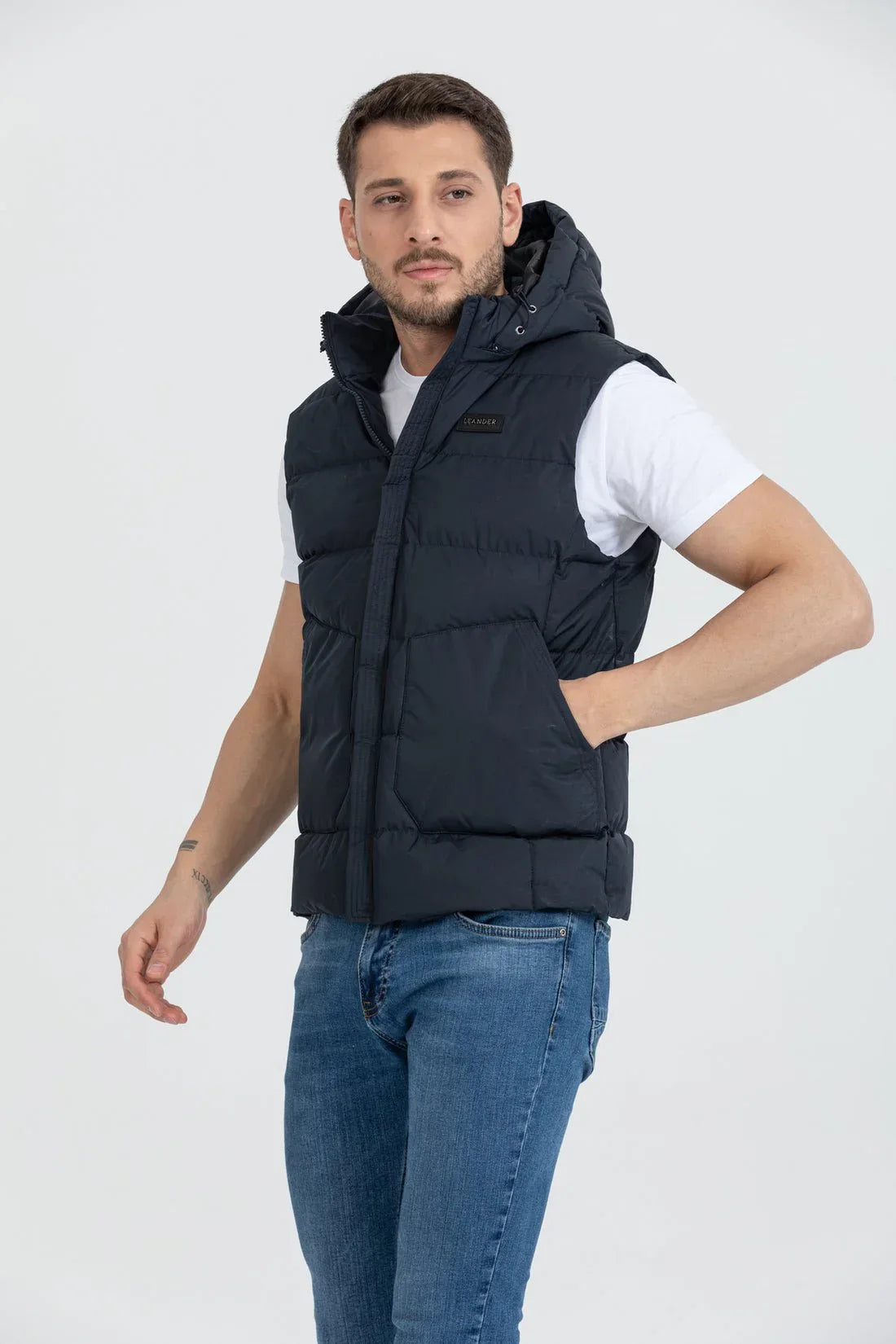 Gilet Homme Imperméable et Coupe-Vent – Khaki – Réf. 54087 - Justyol