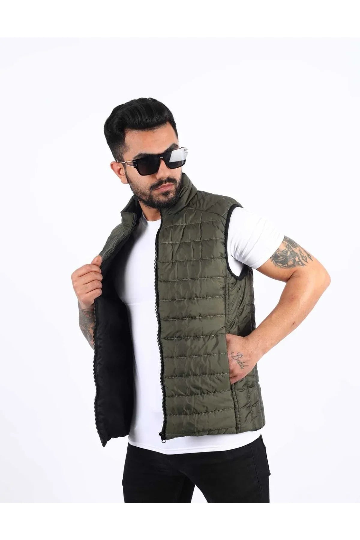 Gilet homme sport déperlant et coupe-vent - Justyol