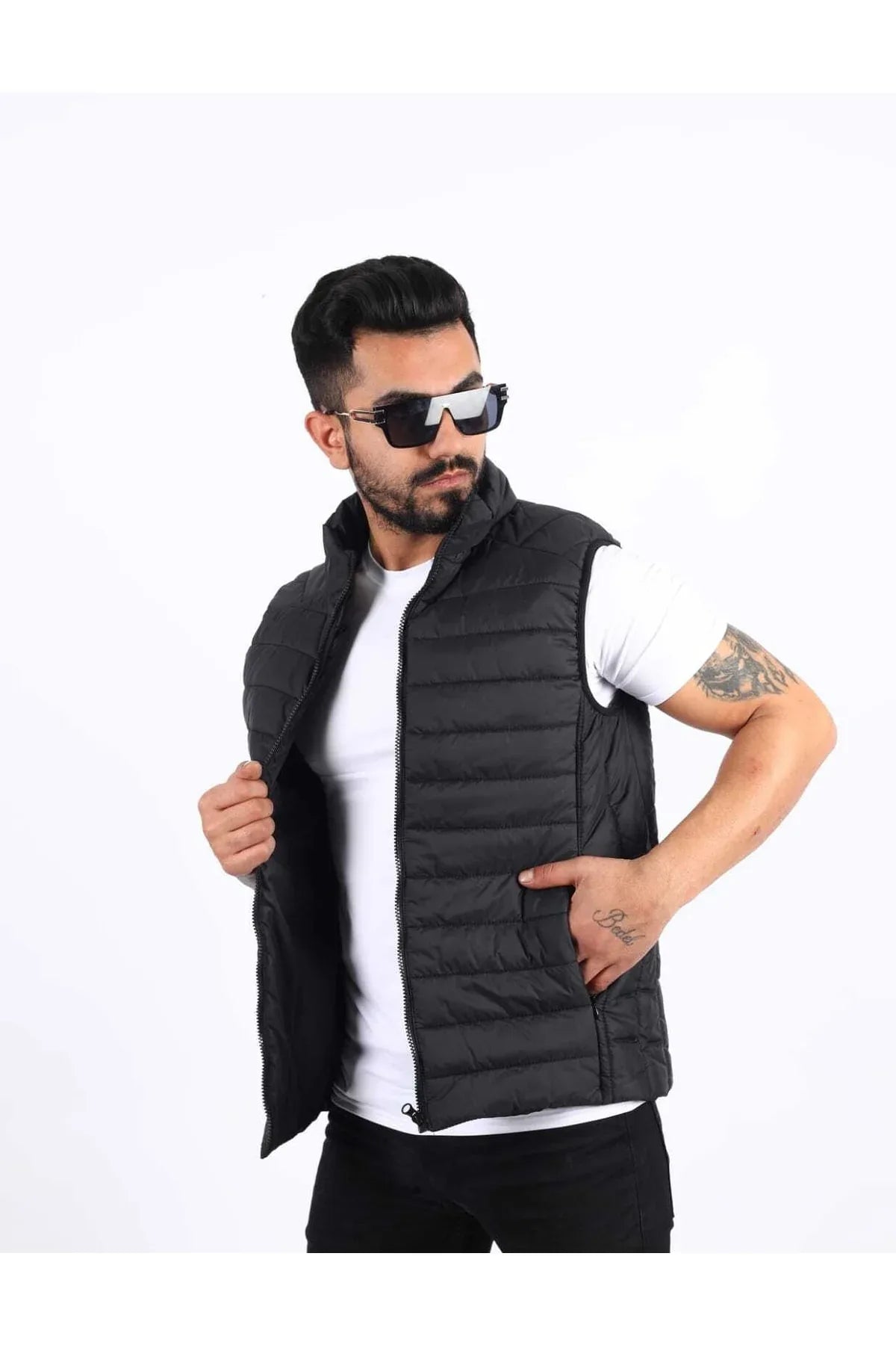 Gilet homme sport déperlant et coupe-vent - Justyol