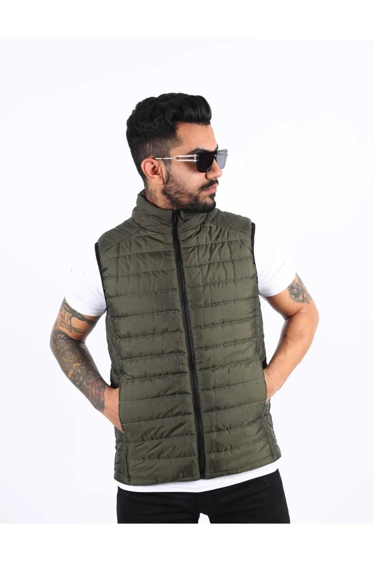 Gilet homme sport déperlant et coupe-vent - Justyol