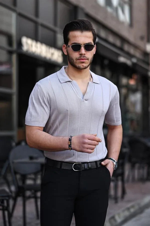 pull viscose homme col V confort