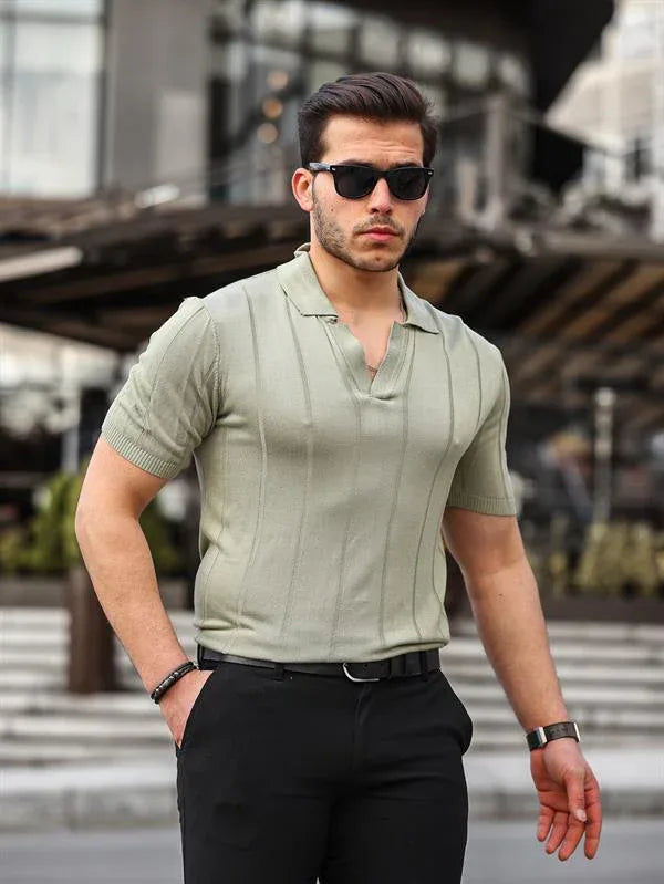 pull viscose homme col V confort - Justyol