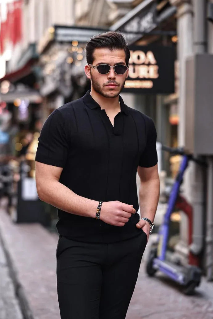 pull viscose homme col V confort