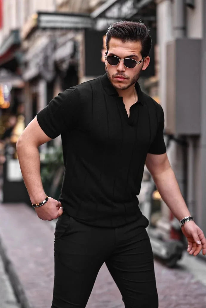 pull viscose homme col V confort