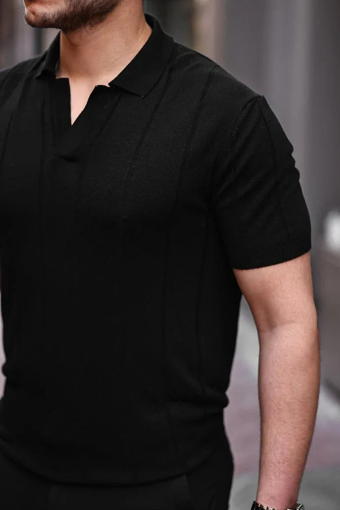 pull viscose homme col V confort - Justyol